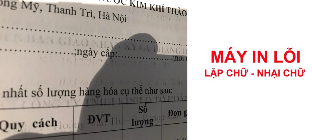 Máy In Lỗi Nhại Chữ
