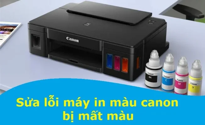 Máy In Màu Canon Bị Sọc Kẻ