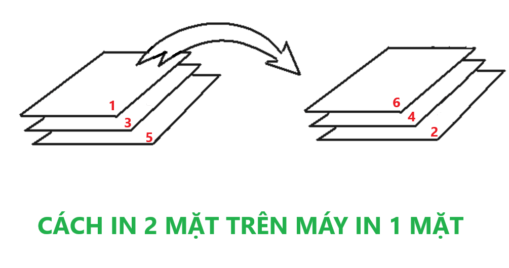 In 2 Mặt Trên Máy In 1 Mặt