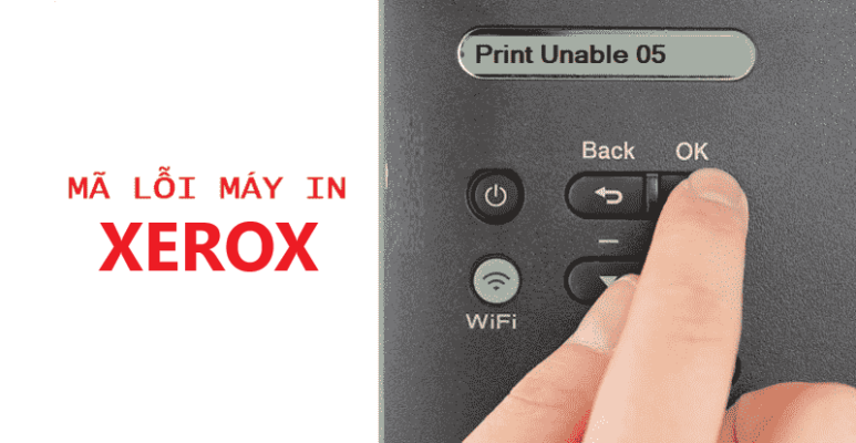 Xerox Lỗi Print Unable