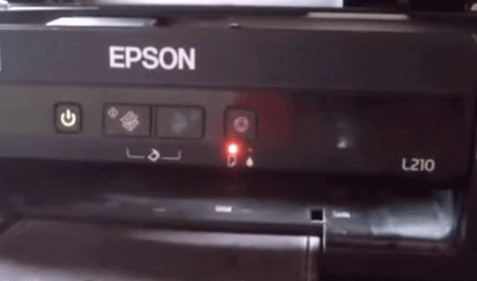 Máy In Epson Nhấp Nháy 2 Đèn